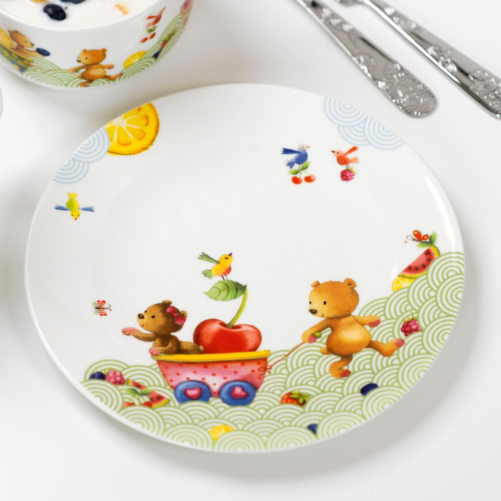 Villeroy & Boch Assiette plate pour enfants Hungry as a Bear Vaisselle pour enfant