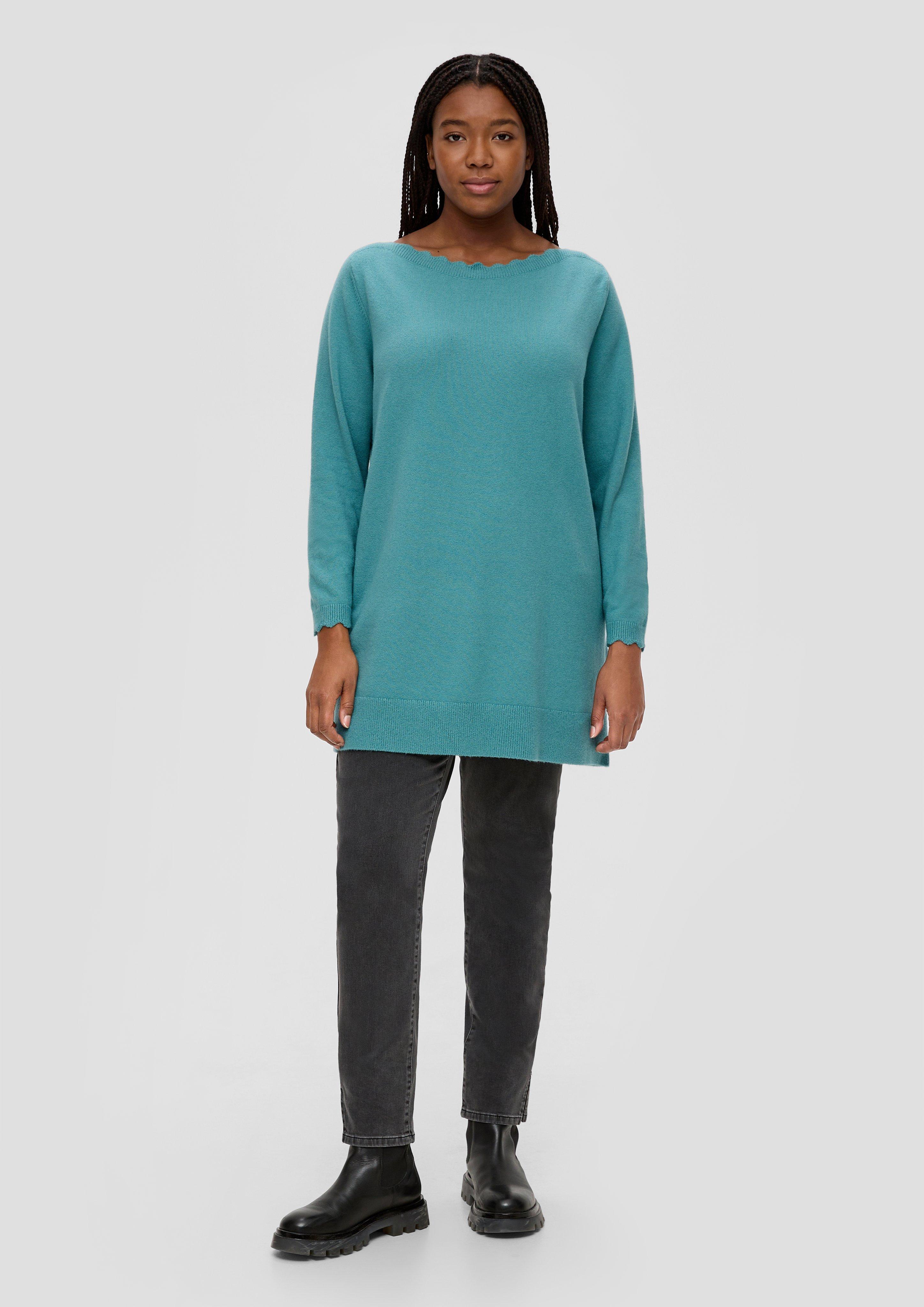 Strickpullover mit Wellen-Ausschnitt  2138182-6557