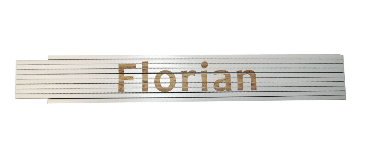 Heka Werkzeuge GmbH Meterstab weiß Florian