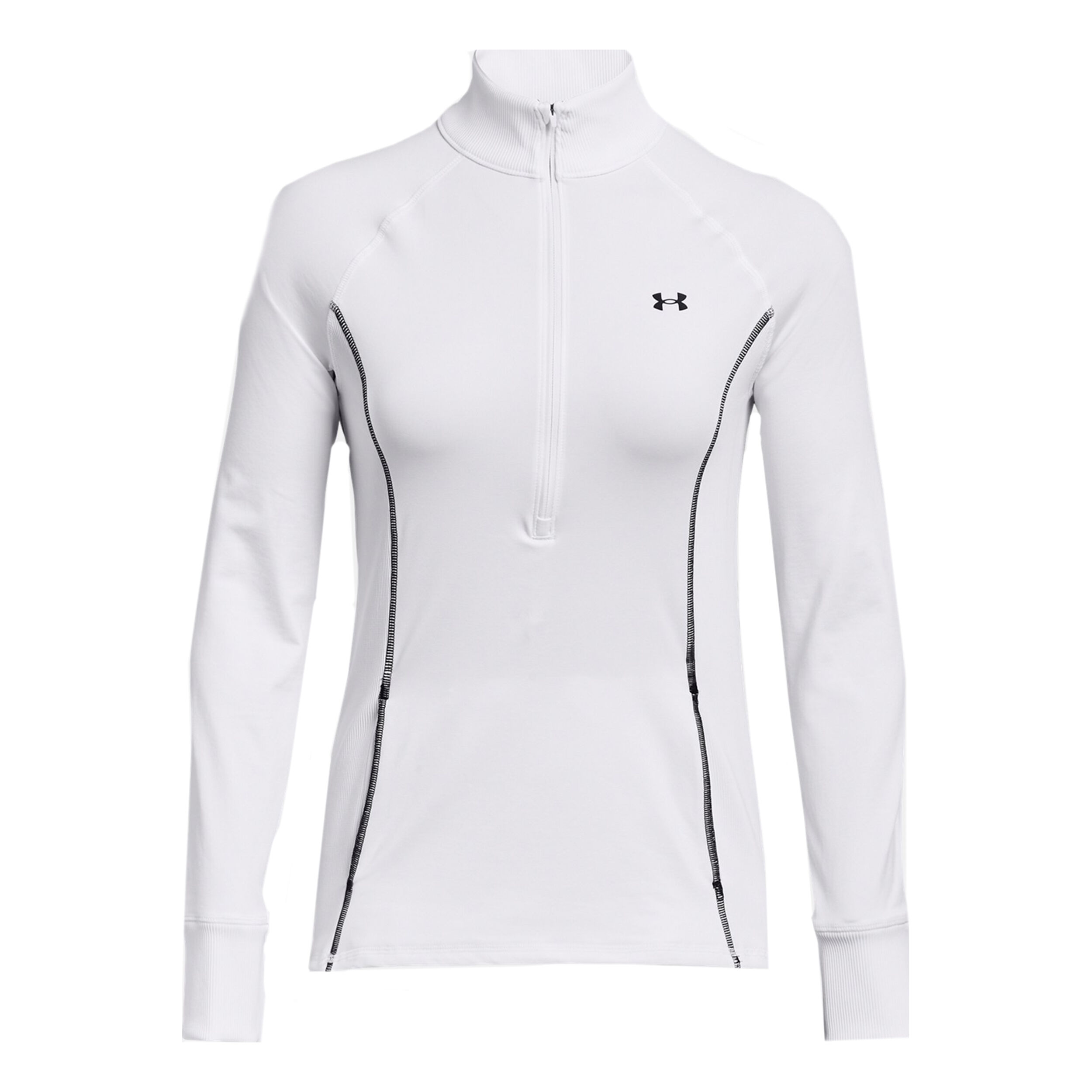 CW Half-Zip Longsleeve Damen - Weiß