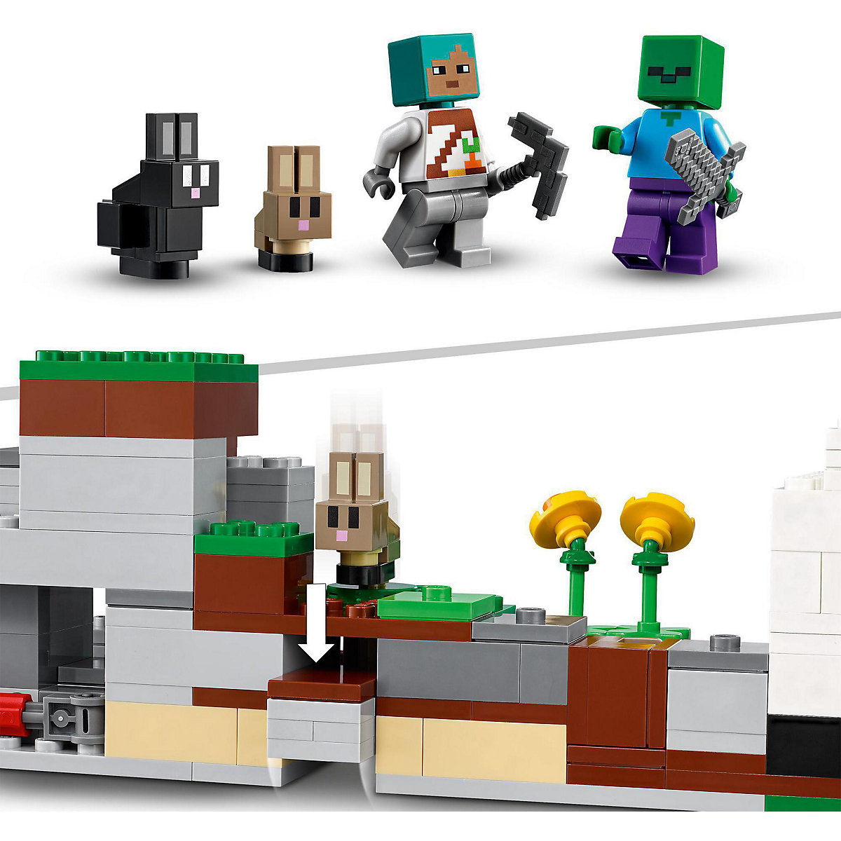 LEGO® Minecraft 21181 Die Kaninchenranch