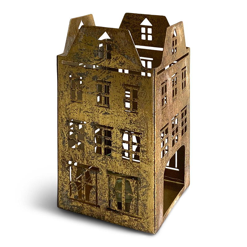 Home Telysholder House 9x18 cm metall