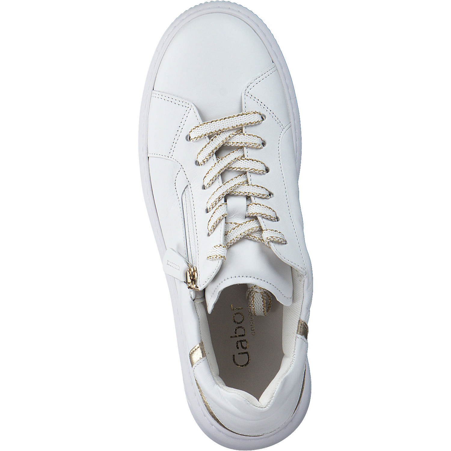 Gabor 86.578, Sneakers Low, Damen, Weiß