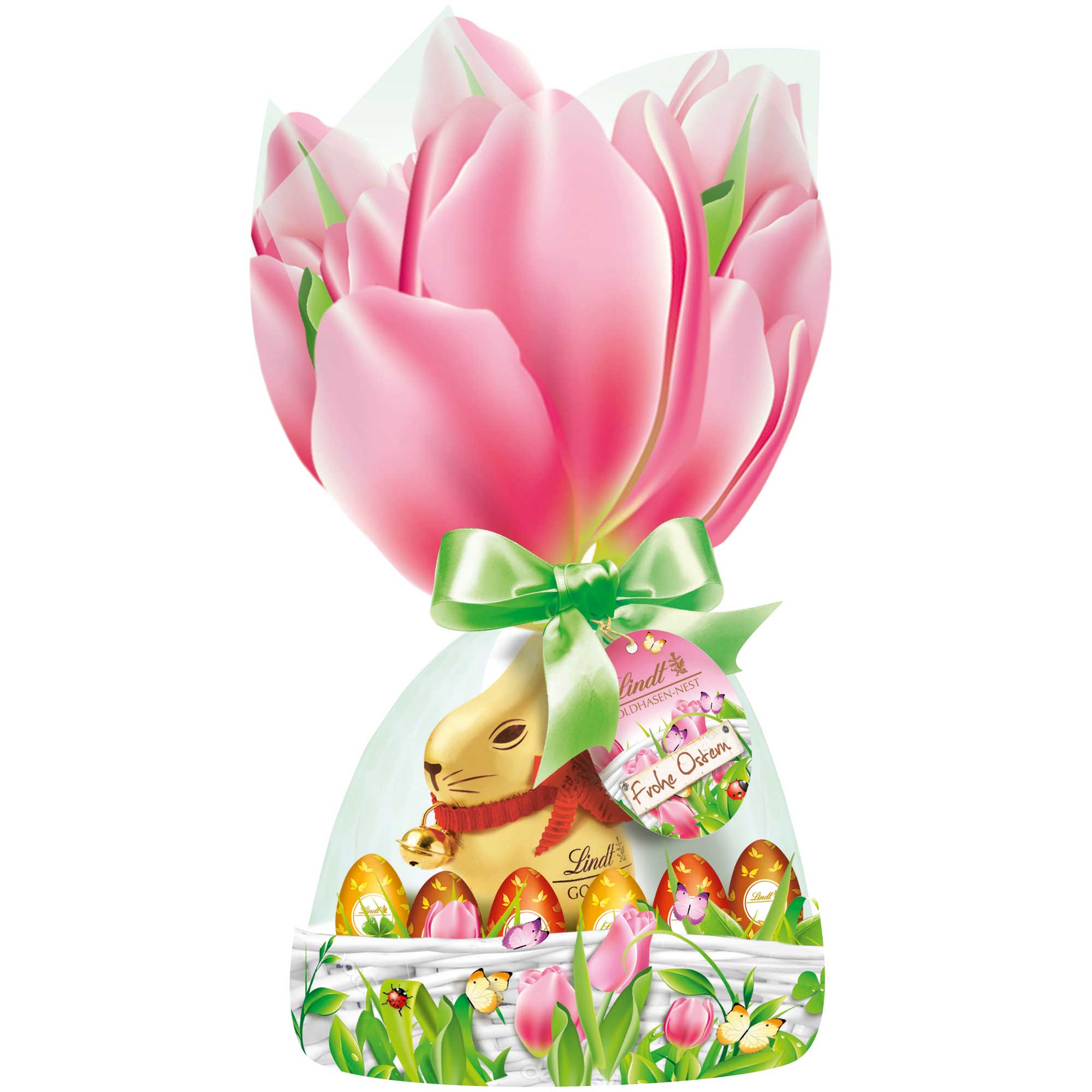 Lindt Hasen-Nest mit Spezialitäten-Eiern 280g