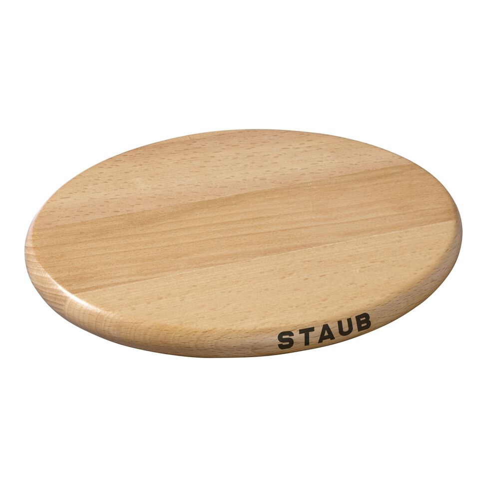 Untersetzer magnetisch 21 cm, oval, Buche