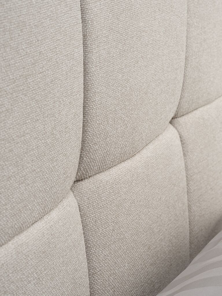 VEMMELEV VEMMELEV bed frame 150x200cm beige fabric