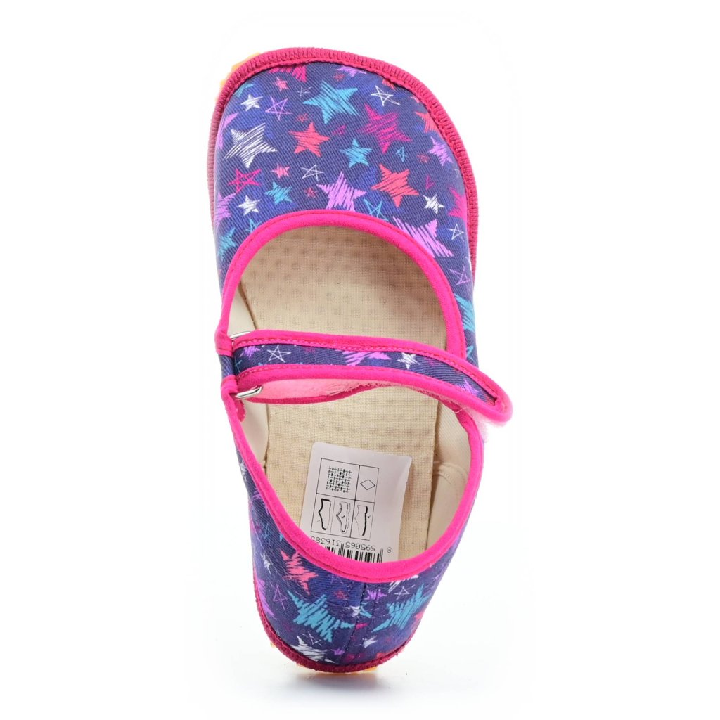Beda Stars Canvas Hausschuhe / Ballerinas (BF-060010/BA)