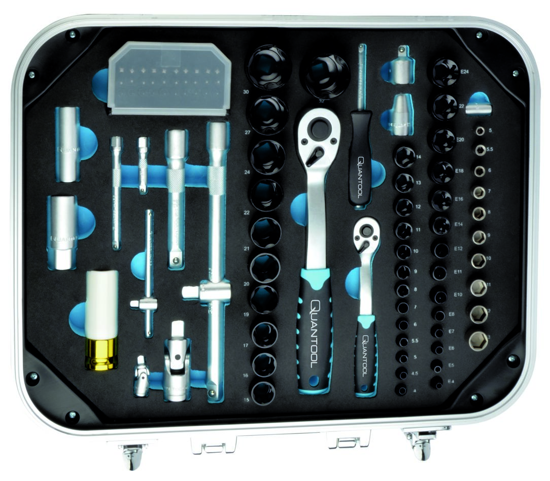 Coffret à outils Brüder Mannesmann Q25101 Quantool 233 pièces