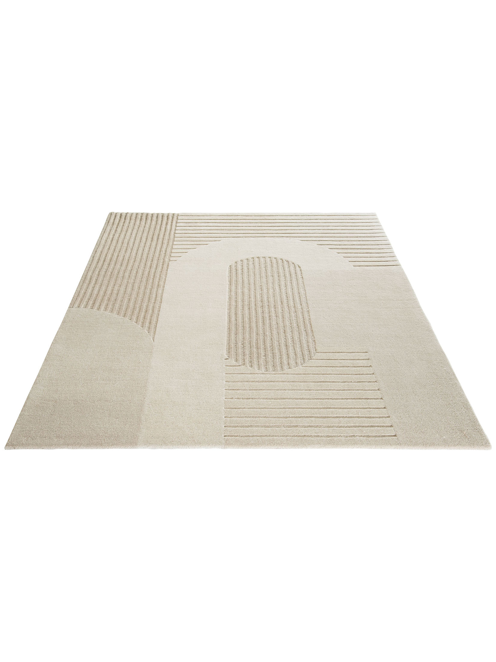 Navelli Moderner Teppich, Sand