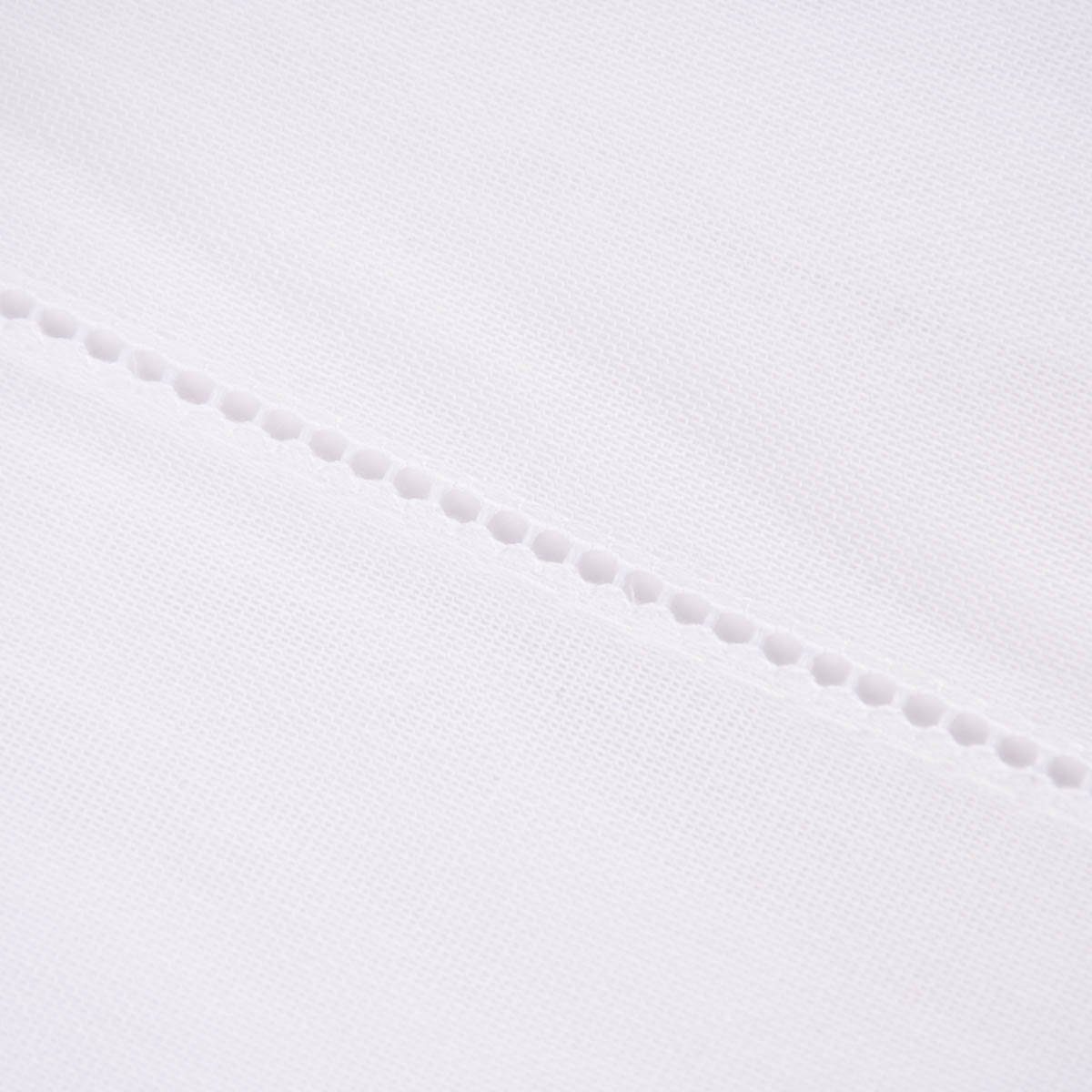 Meterware Gardinenstoff Gardinenstores Batistoptik doppeltem Abschluss und Häke, SCHÖNER LEBEN., halbtransparent, Voile