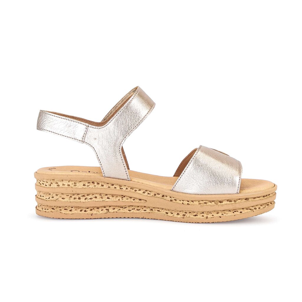 Gabor fashion Plateau Sandale gold