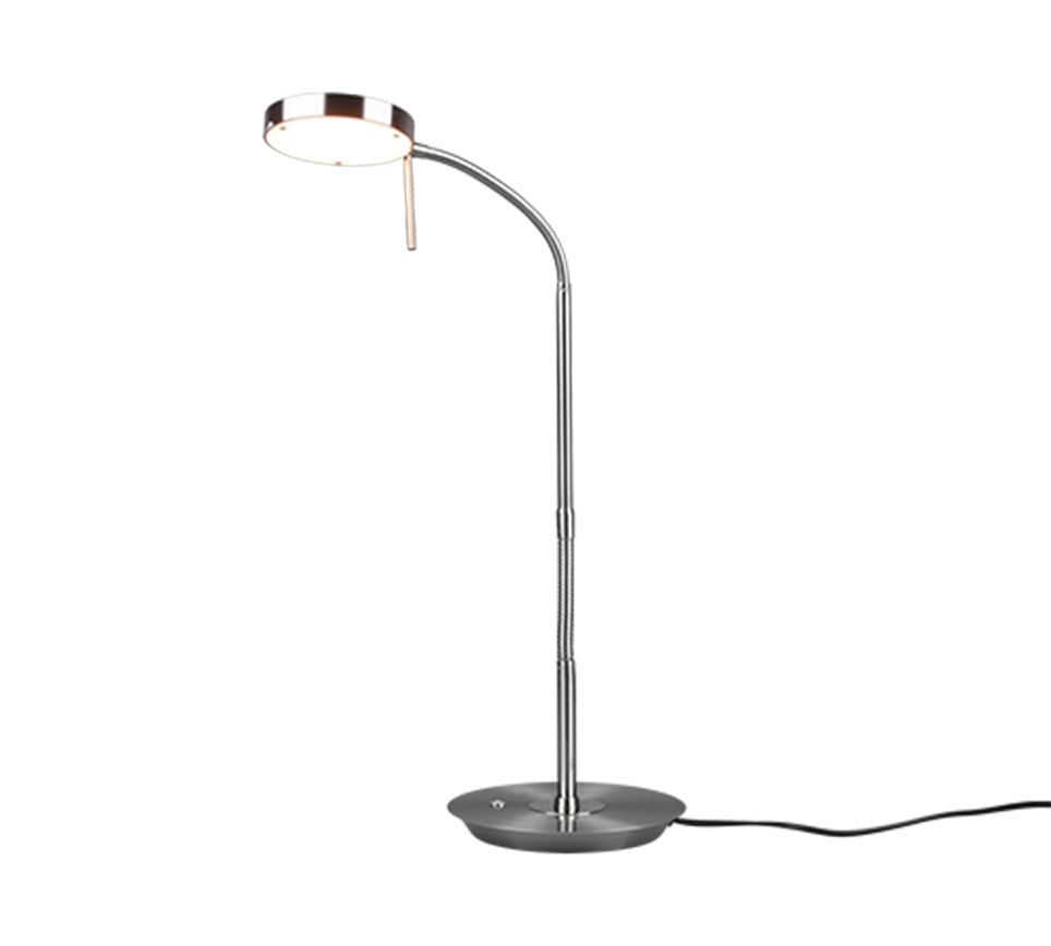 TRIO LED Tischleuchte Monza Nickel