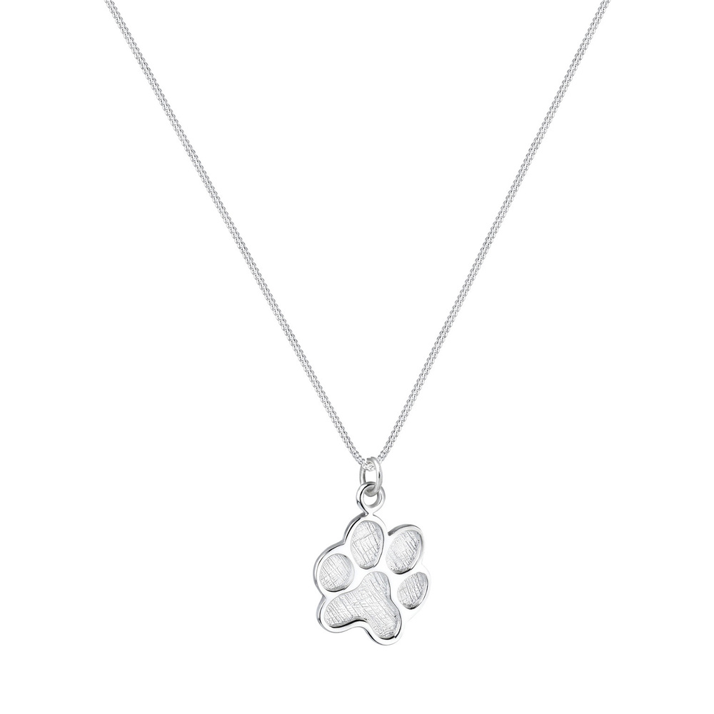 Elli Elli Collier Femmes Pendentif Patte Symbole Chien en Argent Sterling 925 Bijoux