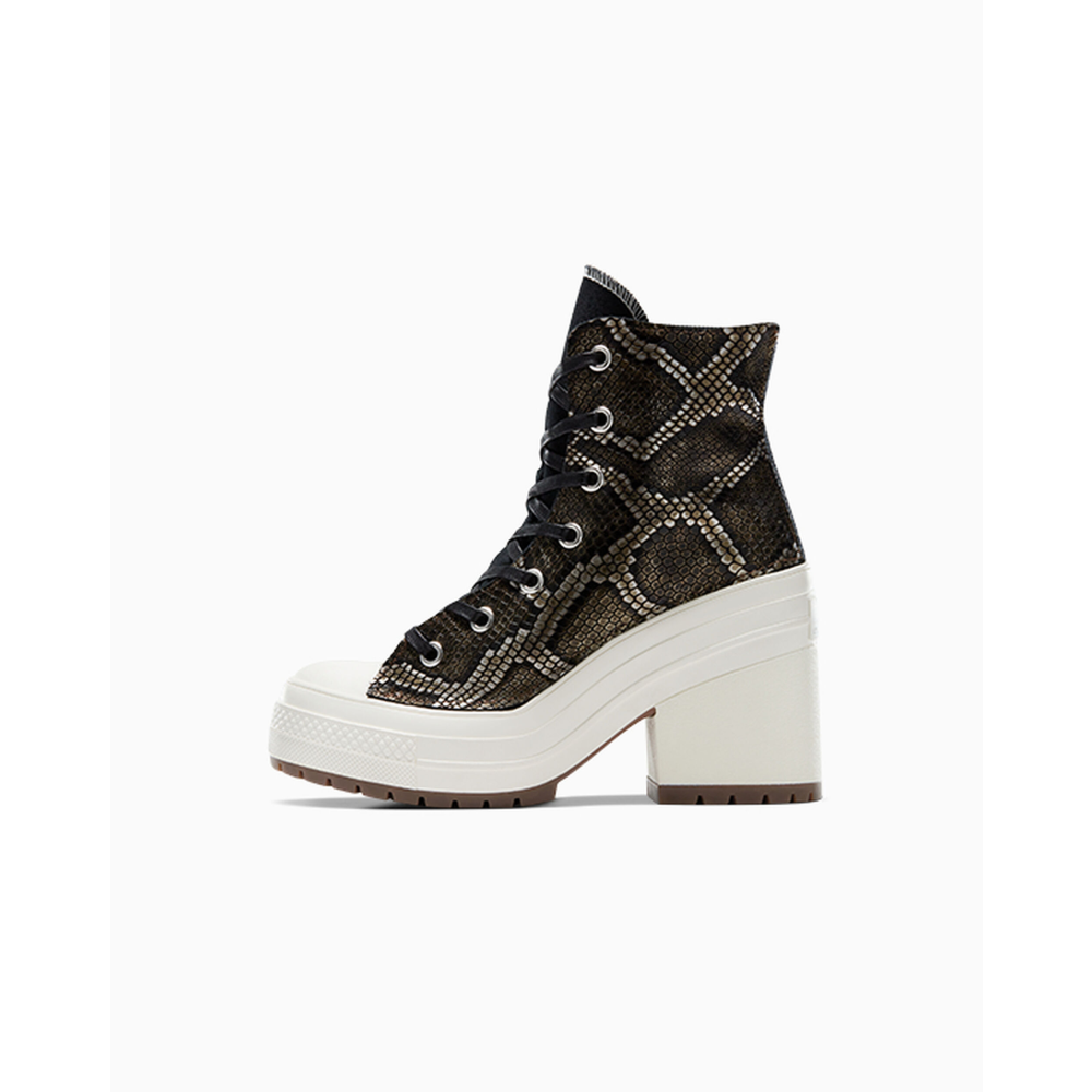 Converse Chuck 70 De Luxe Heel Snakeskin A07917C / schwarz