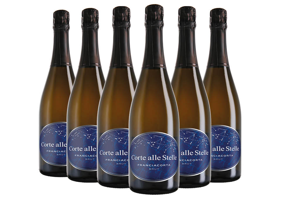 Franciacorta Brut DOCG Corte alle Stelle 6 bouteilles de 0,75 ℓ