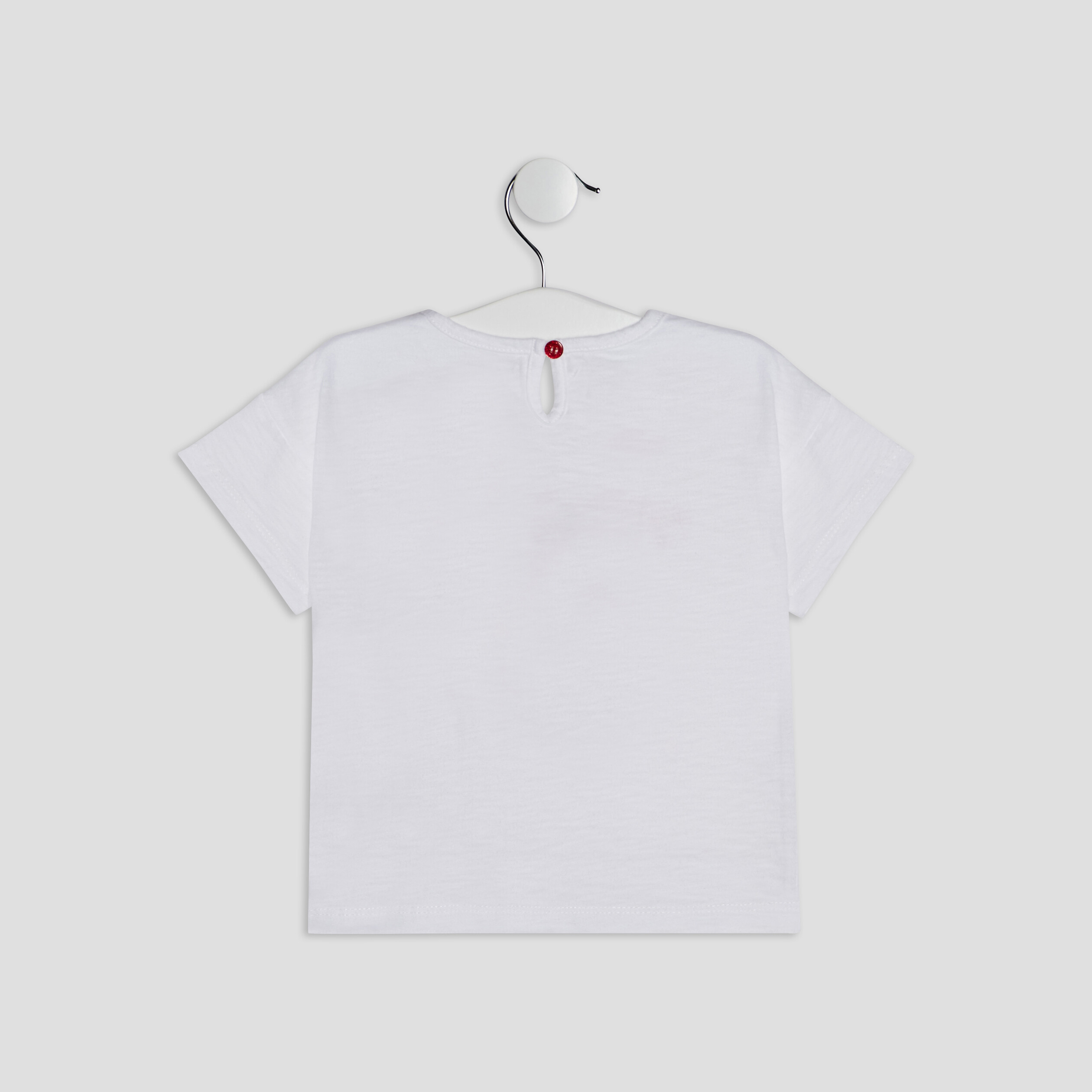 T-shirt Pat et Ripaton blanc bébé fille | La Halle