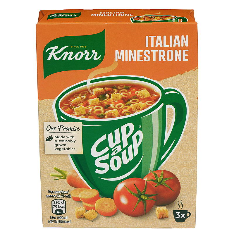 Knorr Cup of soup 3-pk Minestrone Knorr