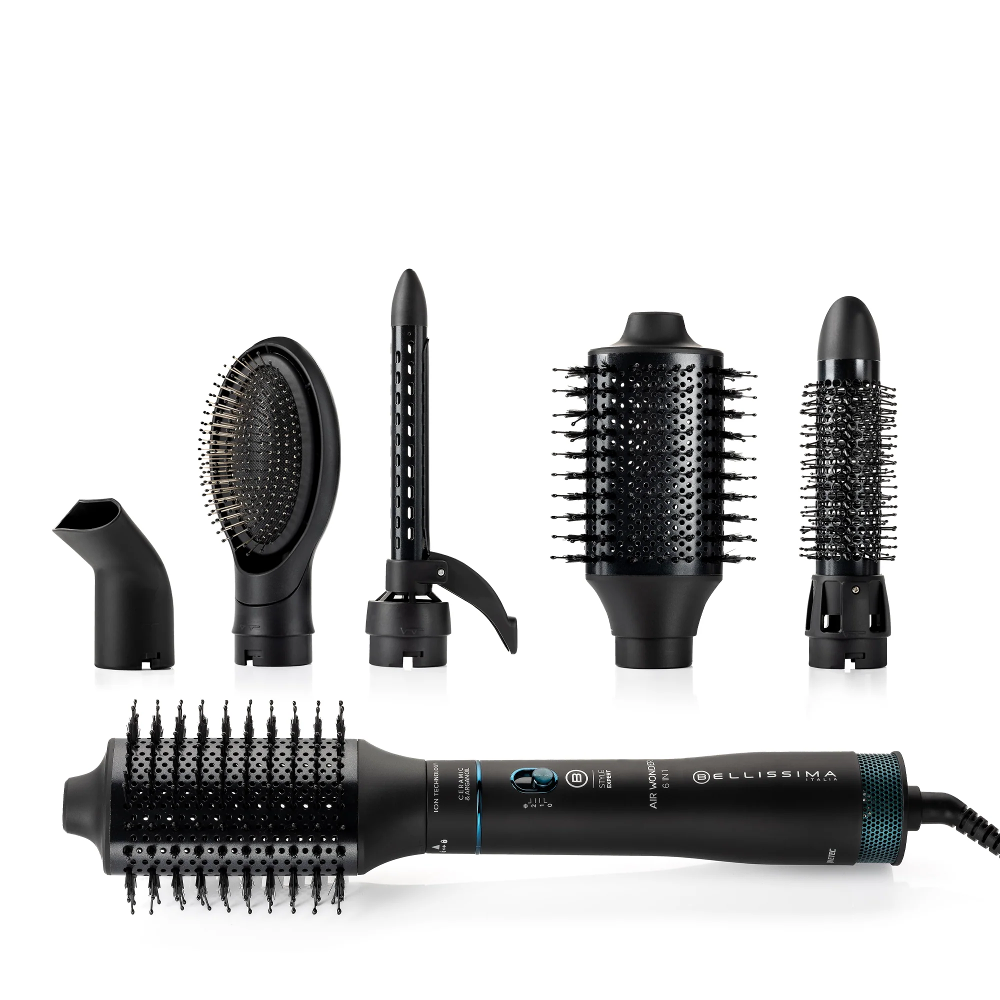 Style Expert Style Expert AIR WONDER 6 in 1 – elektrinis plaukų šepetys, plaukų tiesintuvas