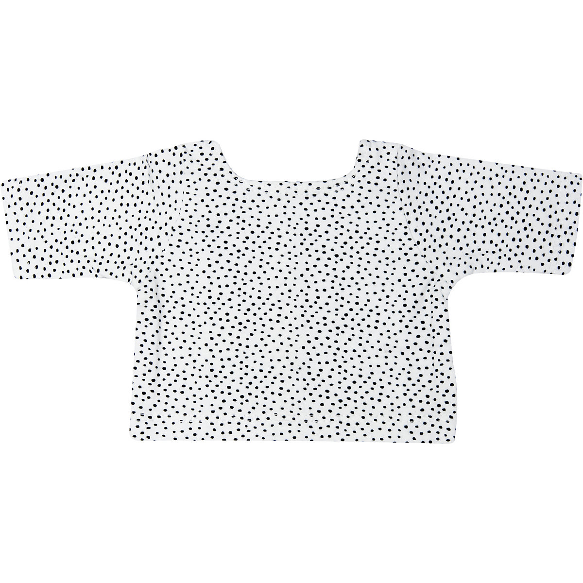 Puppen-Strampler mit T-Shirt Pinguin Pünktchen, Gr. 28-35 cm
