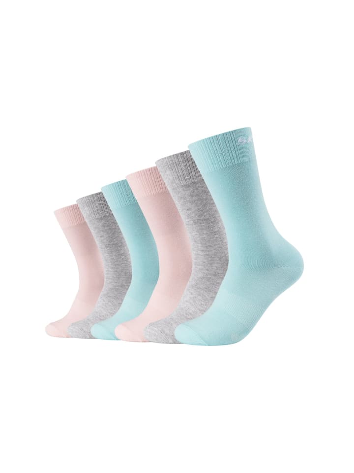Skechers Socken 6er Pack mesh ventilation in pastel turquoise günstig kaufen