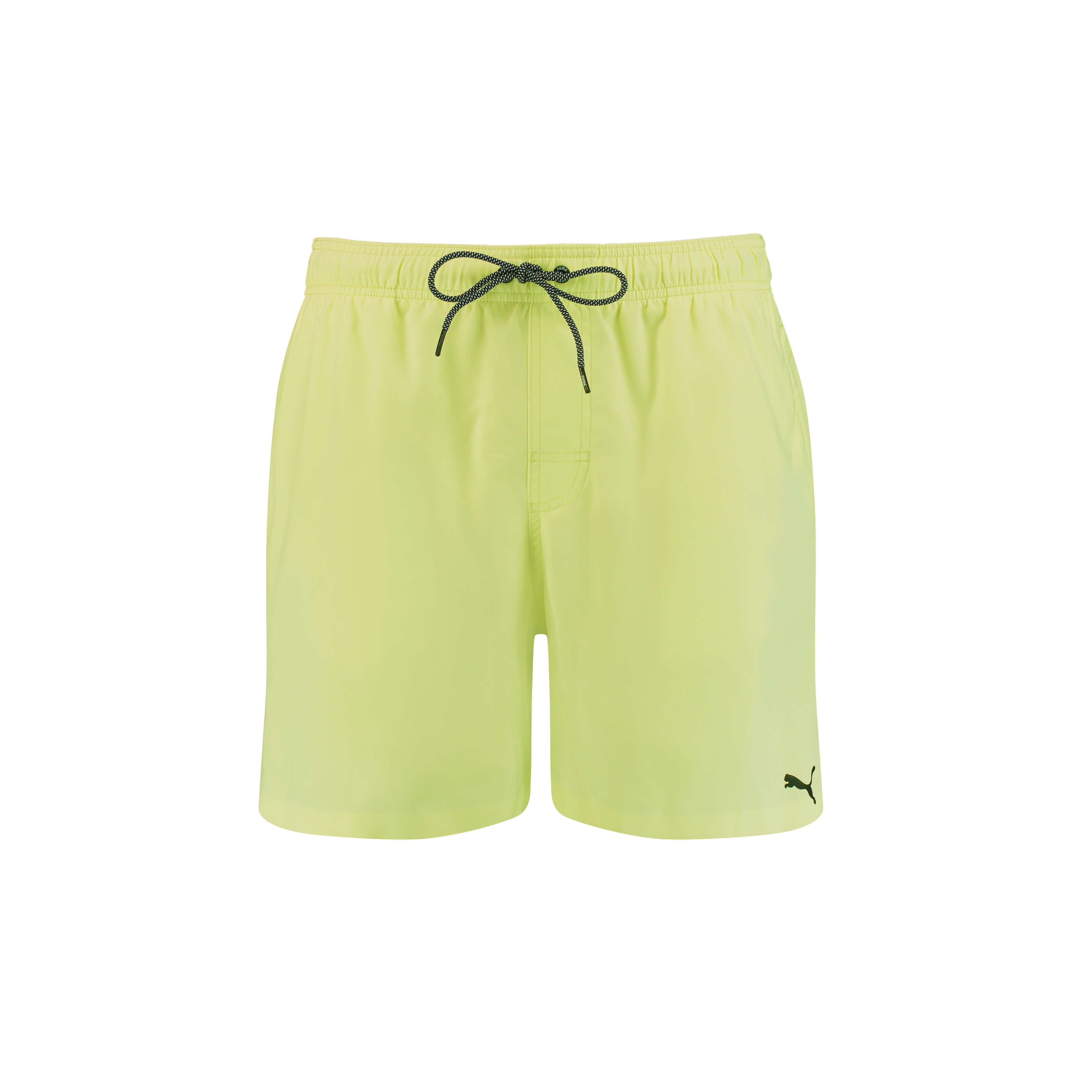 PUMA mittellange Frizzy Yellow Badehose