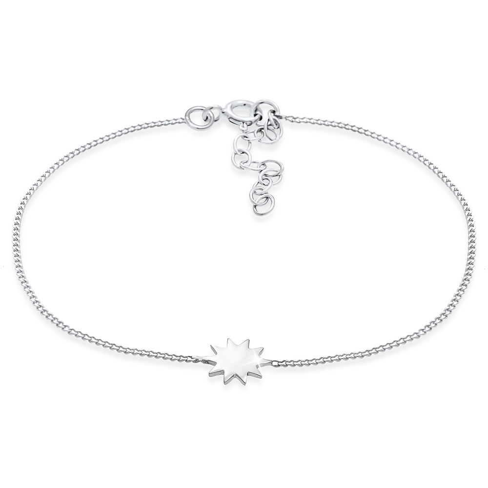 Elli Elli Bracelet Soleil Été Filigrane Basic Trend Bracelet Femme - (925/1000) Argent Bracelet