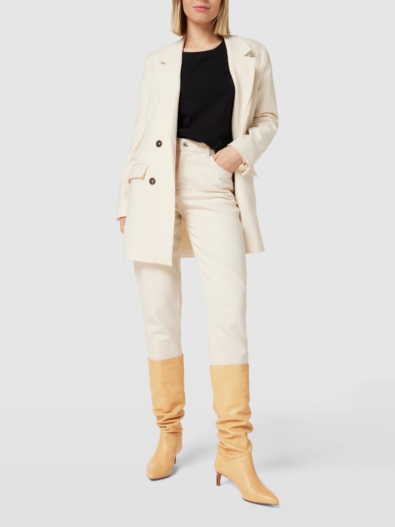 Stiefel aus Leder in cognac