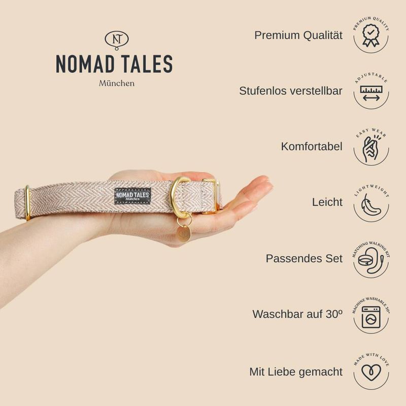 Nomad Tales Calma Halsband, sand zu TOP-Preisen