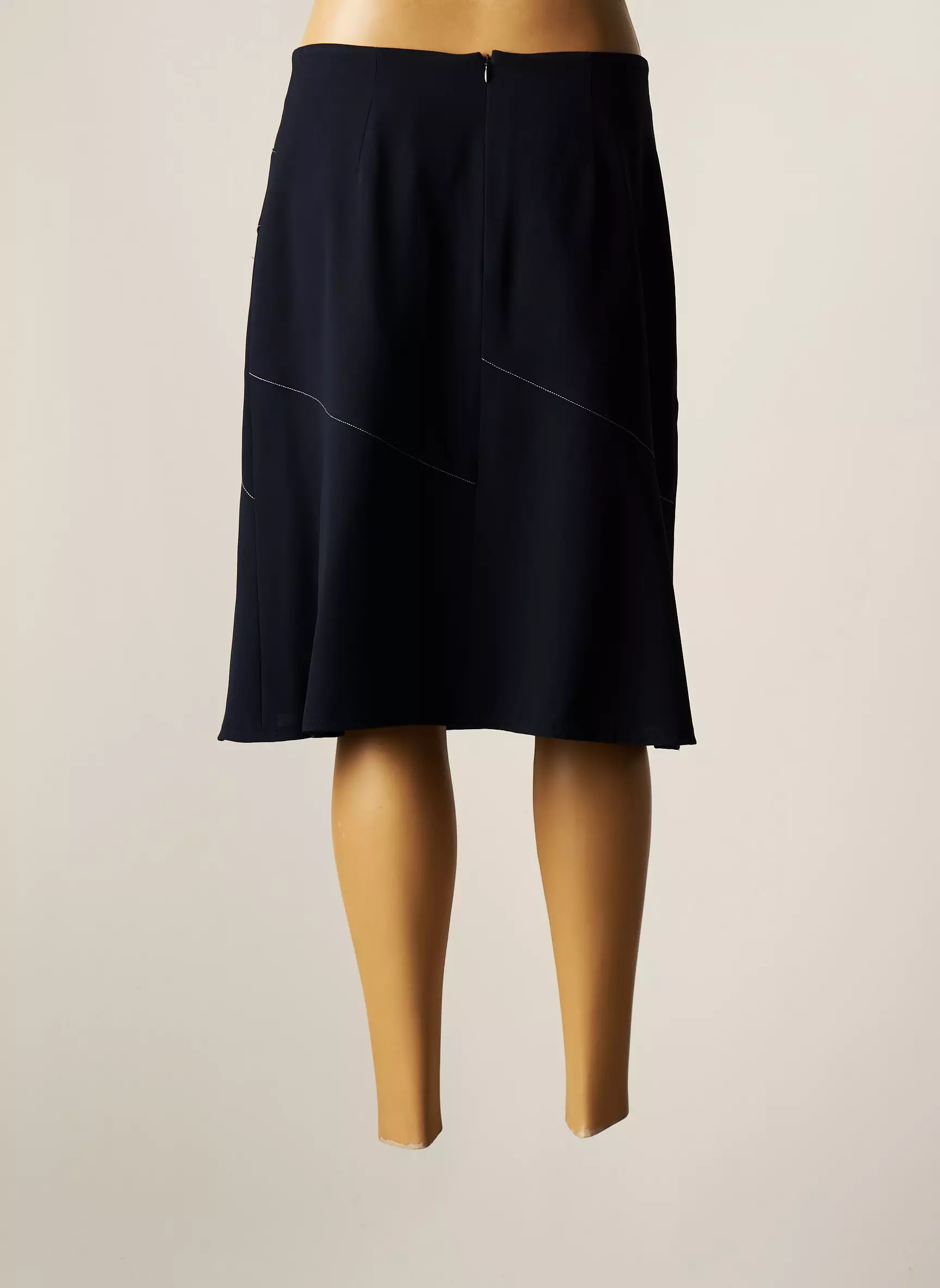 Christine Laure Jupes Mi Longues Femme couleur bleu