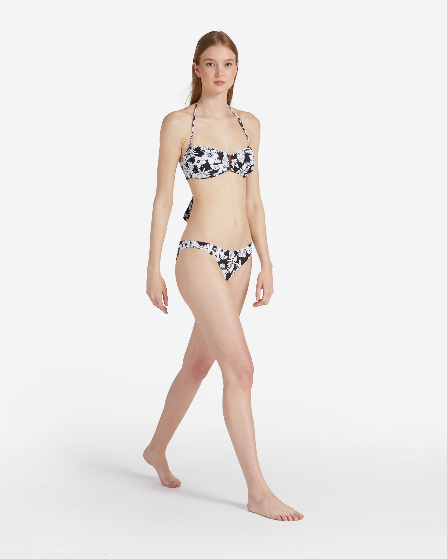 Bikiny s potlačou medvedíka a nápisom W BW607S24-AOP