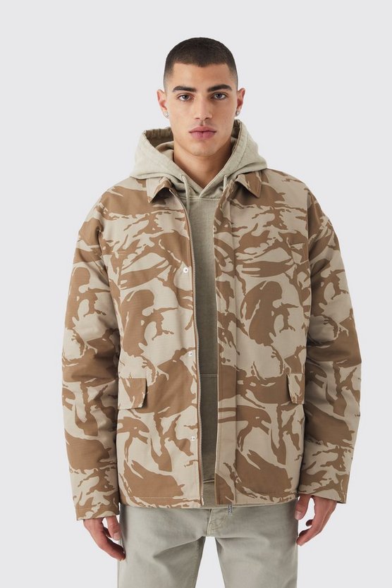 Oversize Ripstop Camouflage Trucker-Kappe