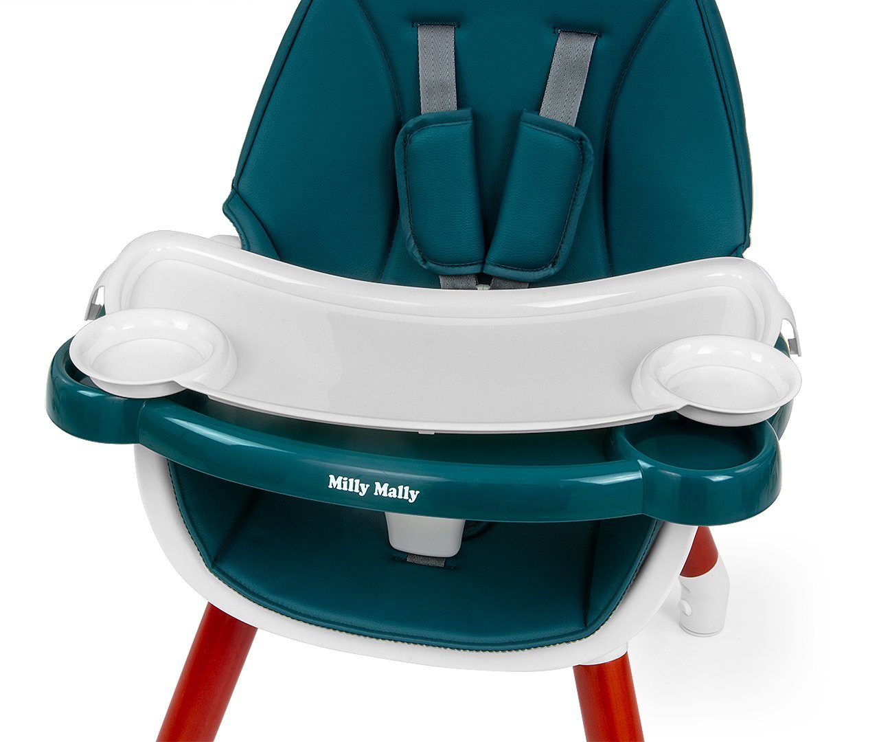 LeNoSa Kombihochstuhl Luxus Kinder Hochstuhl • Milly Mally Set 2in1 • wächst mit dem Kind - von 6 Monaten bis ca. 6 Jahren