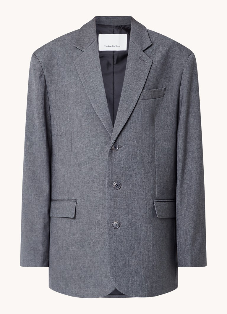 Frankie Shop Gelso overdimensjonert blazer med klafflommer