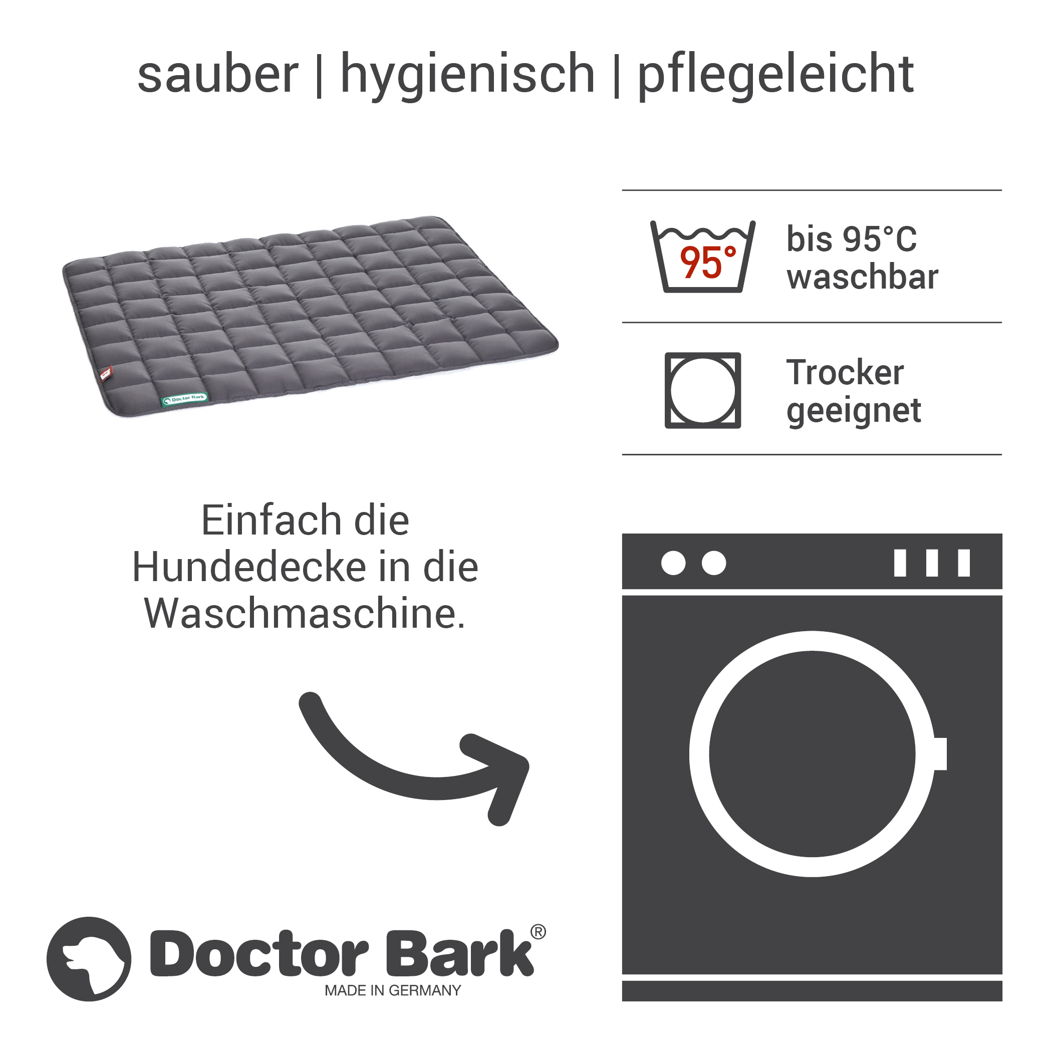 Doctor Bark Hundedecken Doctor Bark Hundedecke grün L