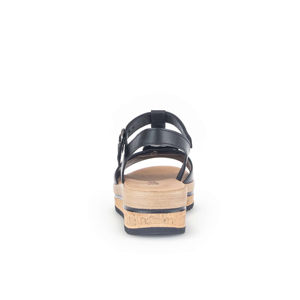 Gabor fashion Plateau Sandale schwarz