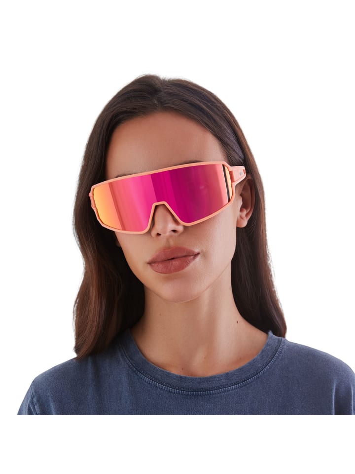 YEAZ SUNWAVE Sport-Sonnenbrille Red/Pink in pink günstig kaufen onesize