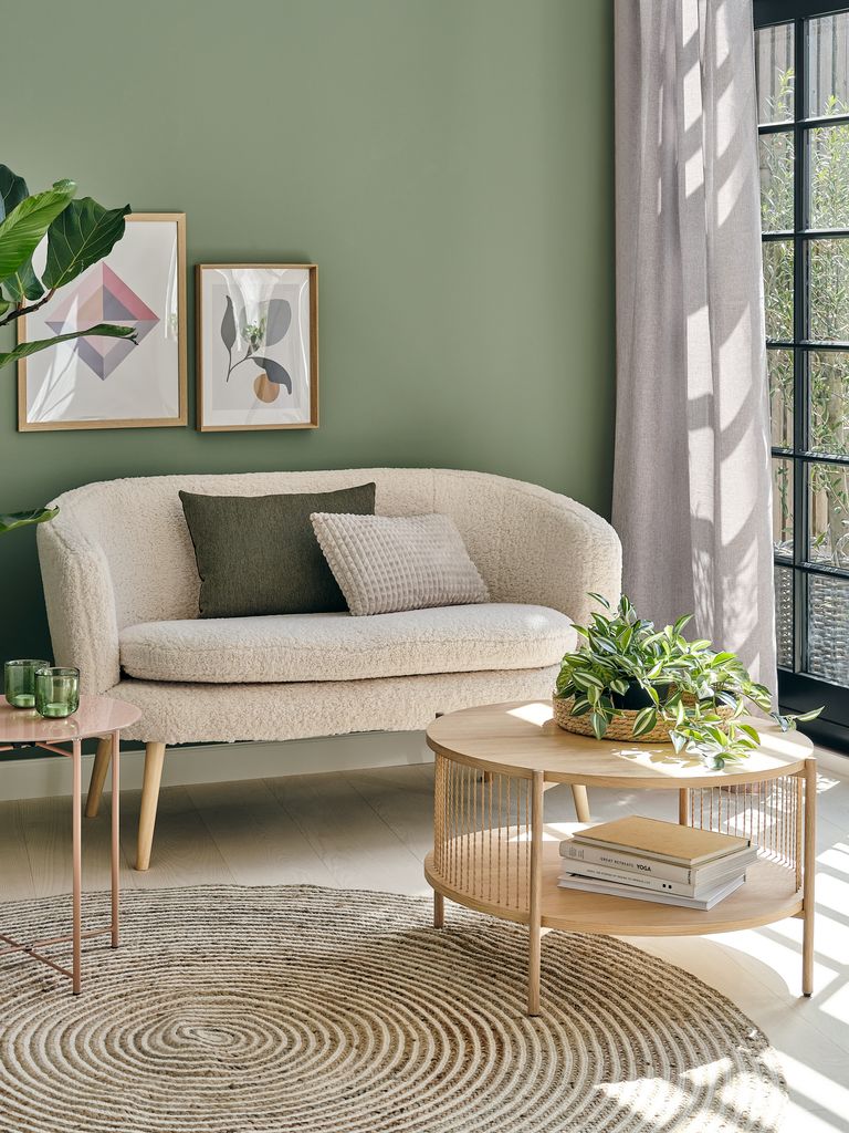GISTRUP GISTRUP 2-seater sofa in plush off-white fabric