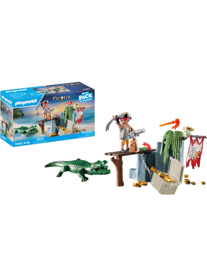 Playmobil Spielfigur Set Piraten - Pirat mit Alligator günstig kaufen onesize