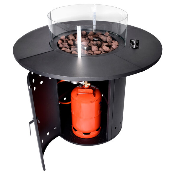 Ambiente-Feuertisch rund, Gas