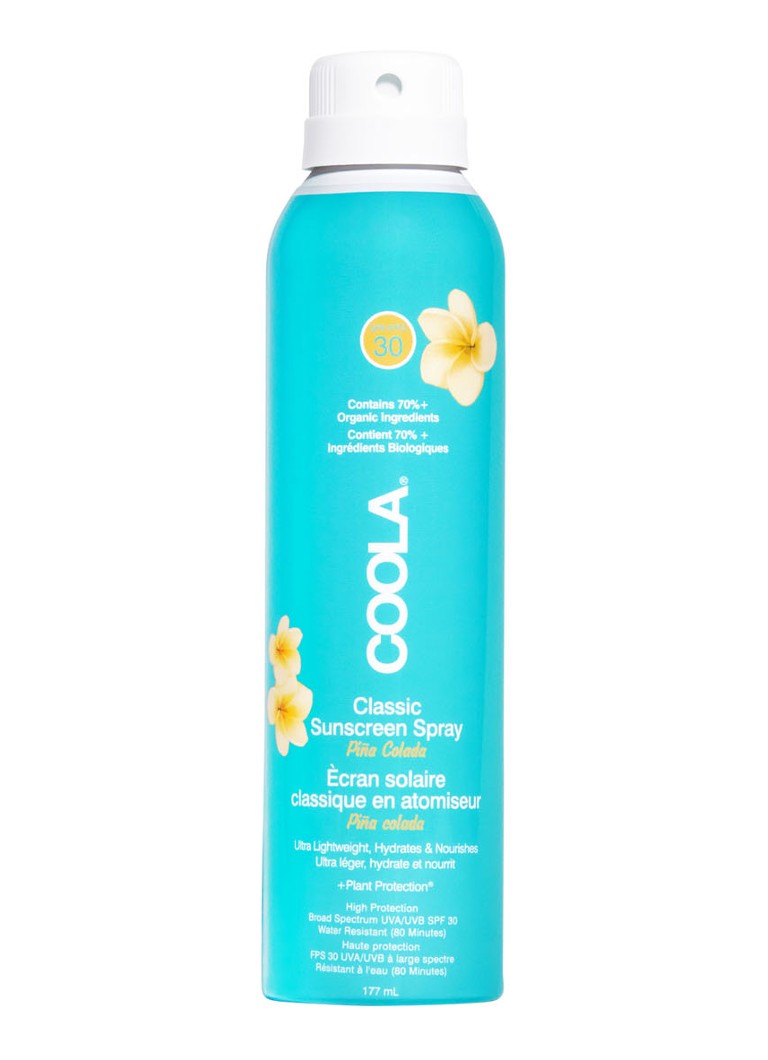 Coola Classic Spray Solare Biologico per il Corpo SPF 30 Pina Colada - Protezione Solare
