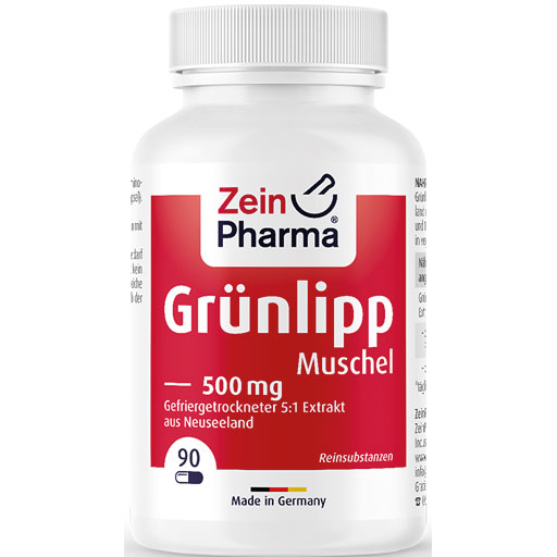 GRÜNLIPPMUSCHEL MIT 2% GAG u.27% Omega-3-Fettsäure  90 St  Kapseln