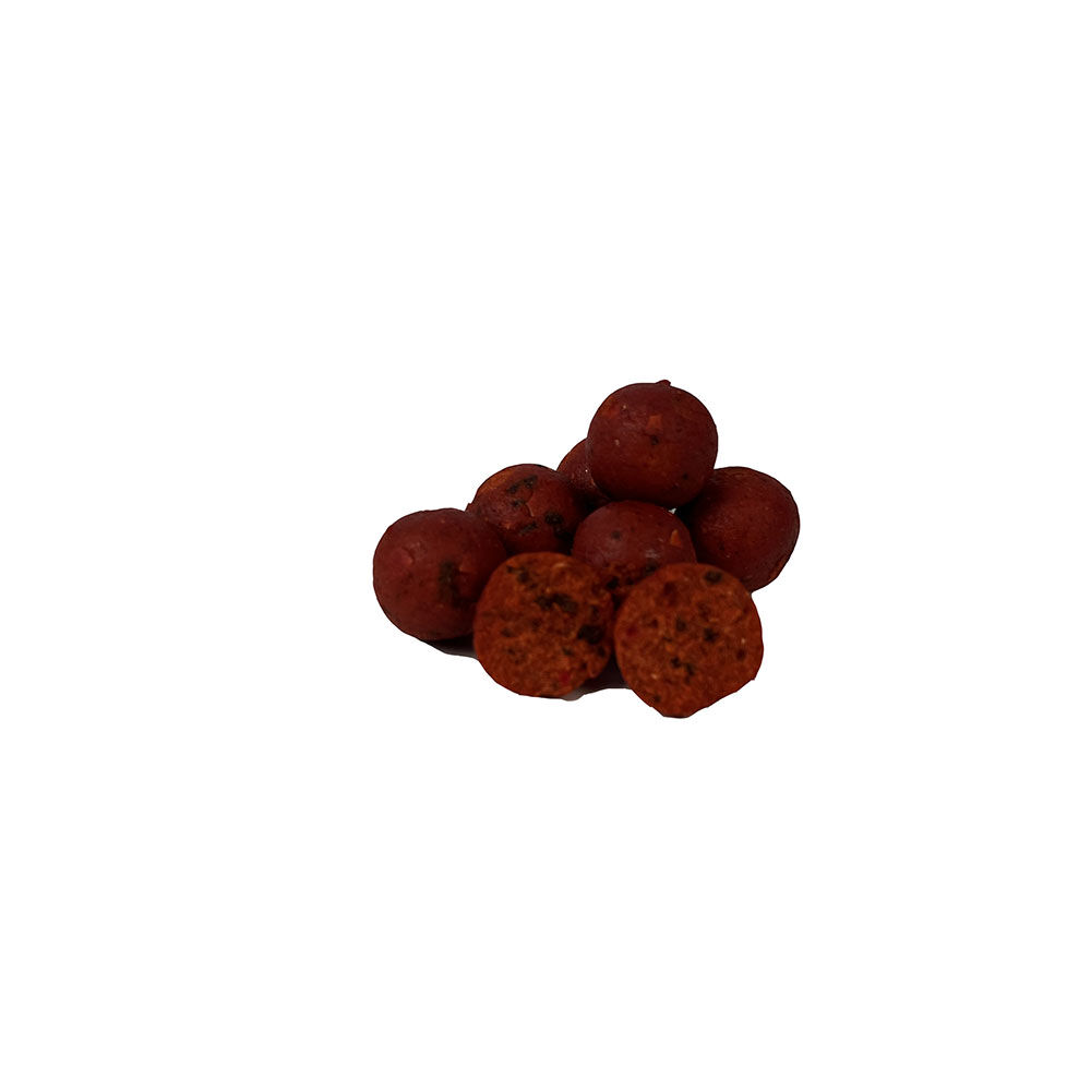 Bouillettes carpe mack2 dark devil boiliai 16mm 1kg