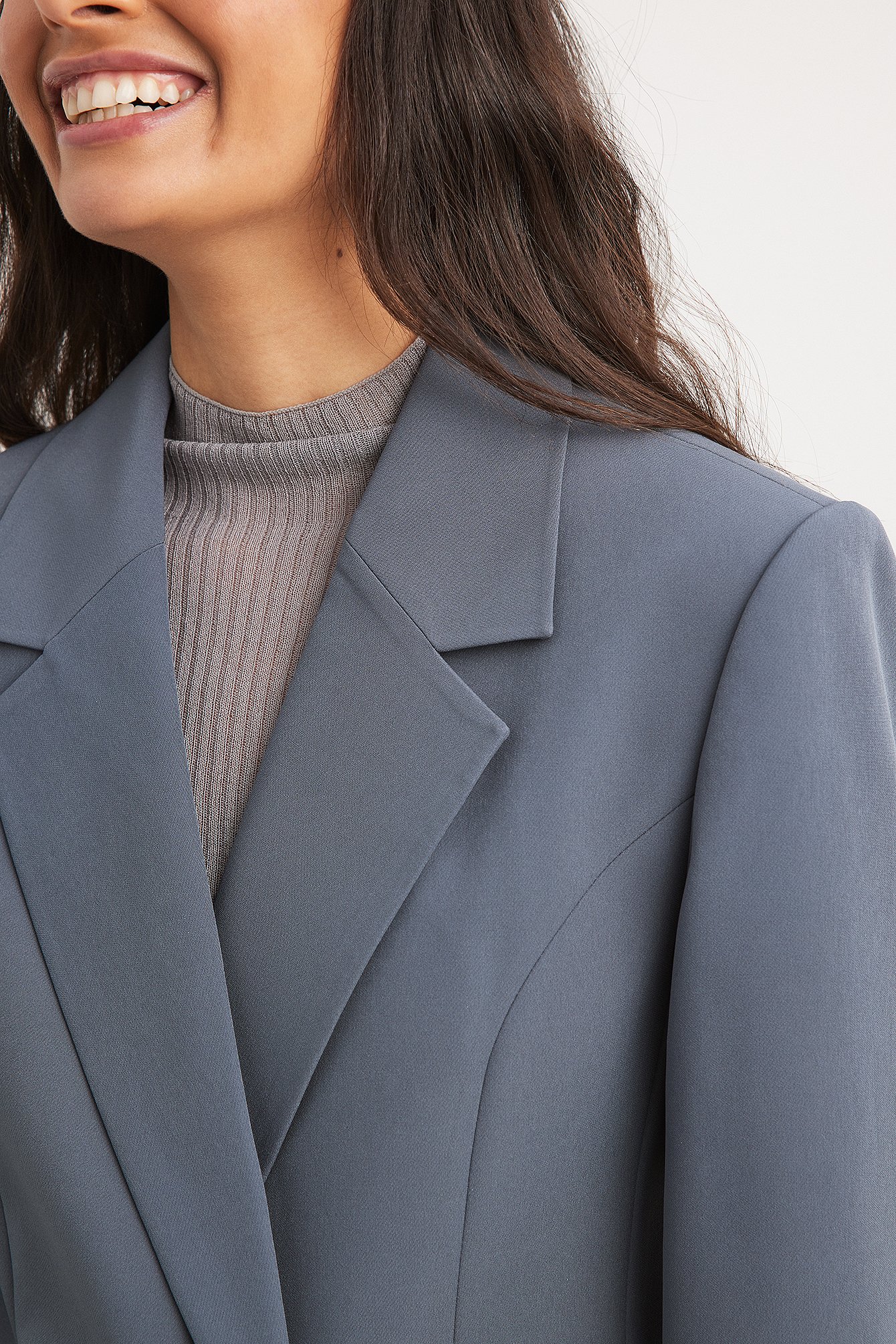 Fitted Overlap Blazer