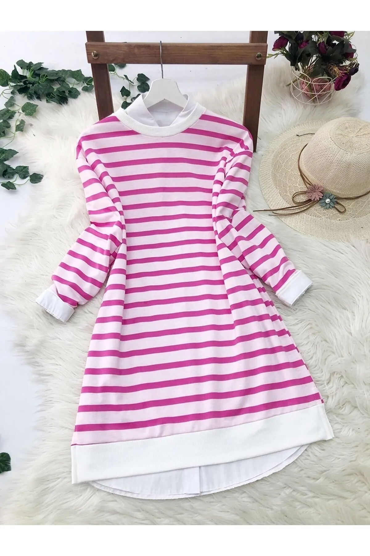 VOLT CLOTHİNG  Tunika - Rosa - Regular Fit