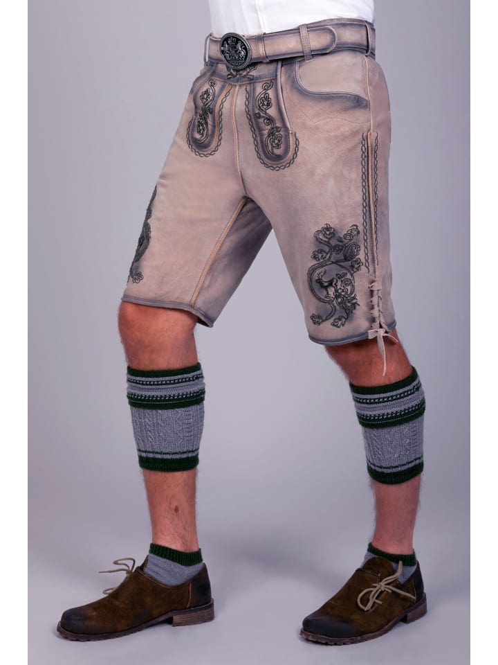 Edelnice Kurze Wildbock Lederhose Felix in natur günstig kaufen