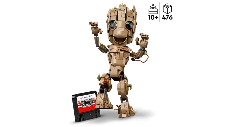 LEGO Marvel 76217 Ich bin Groot, Baby Groot-Figur