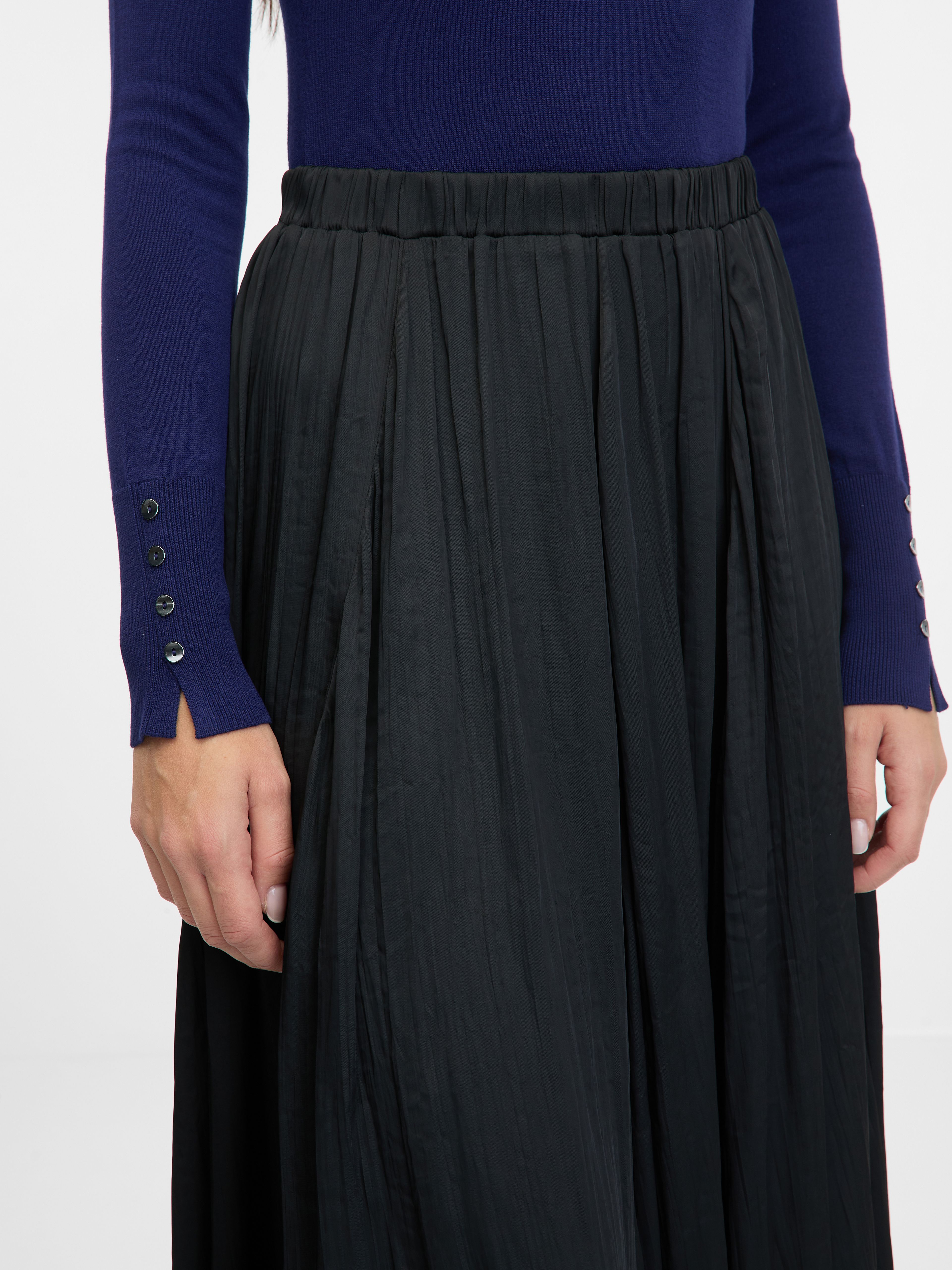 Schwarzer Damen-Midirock ORSAY