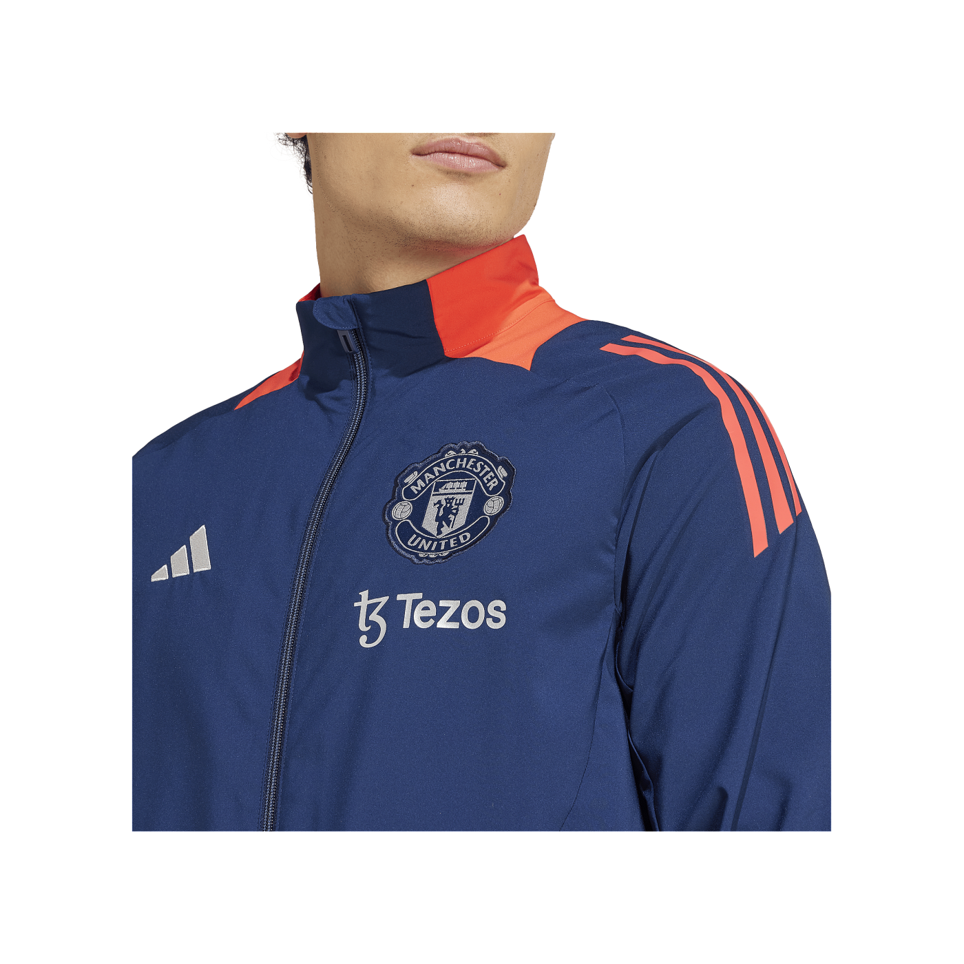 adidas Manchester United Prematch Jacket 2024/2025 Blau