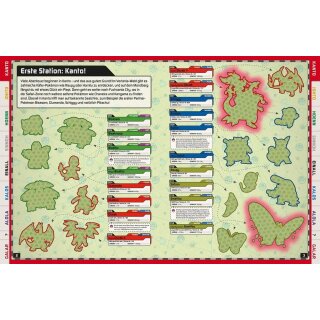 Pokémon Buch - Das große Stickerbuch mit allen Regionen von Kanto bis Galar