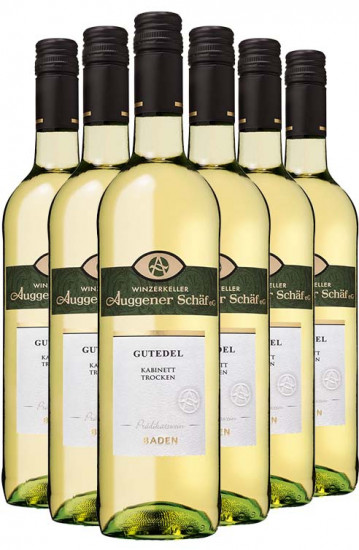 Winzerkeller Auggener Schäf Gutedel Kabinett-Paket trocken - Winzerkeller Auggener Schäf